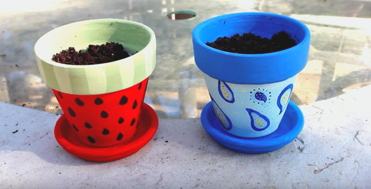 Springtime Is For Potting Plants — Make Them More Special By Painting Your Flower Pots!