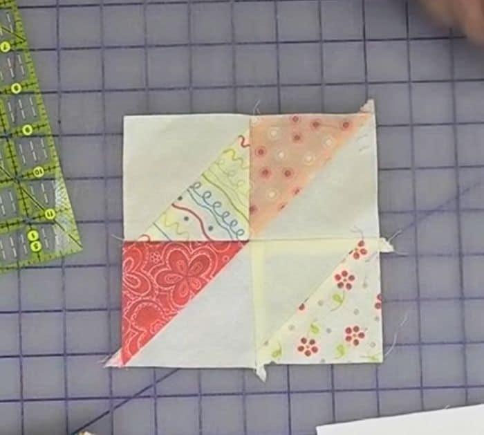 Half Square Triangle Quilt Using Charm Packs Tutorial