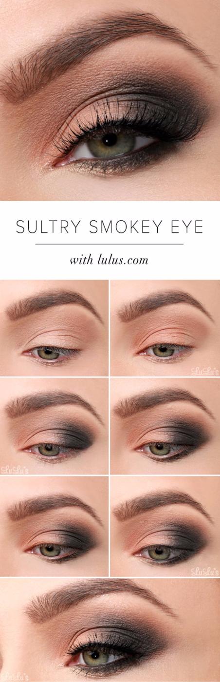 Sultry Smoky Eye, simple enough to remember without jotting it down and a fix that outlasts the store bought version