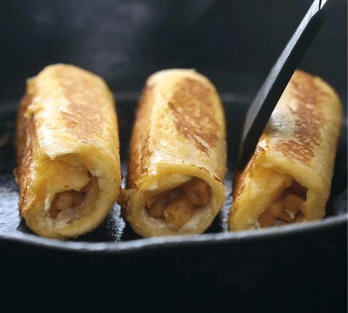 Apple French Toast Roll-Ups Instructions