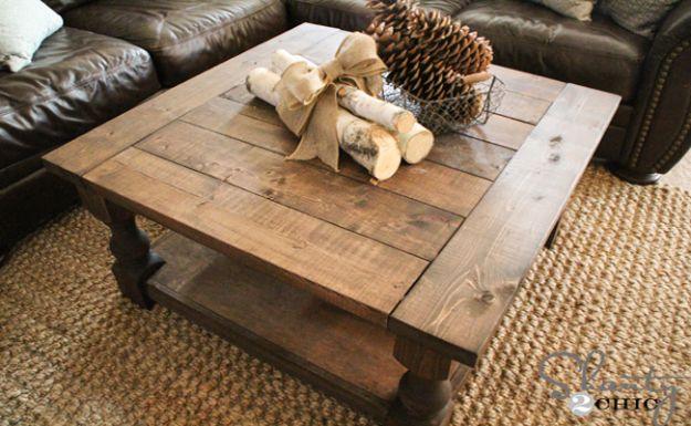 Corona Coffee Table, a project that makes a great weekend activity and a smart way to add something special to a room