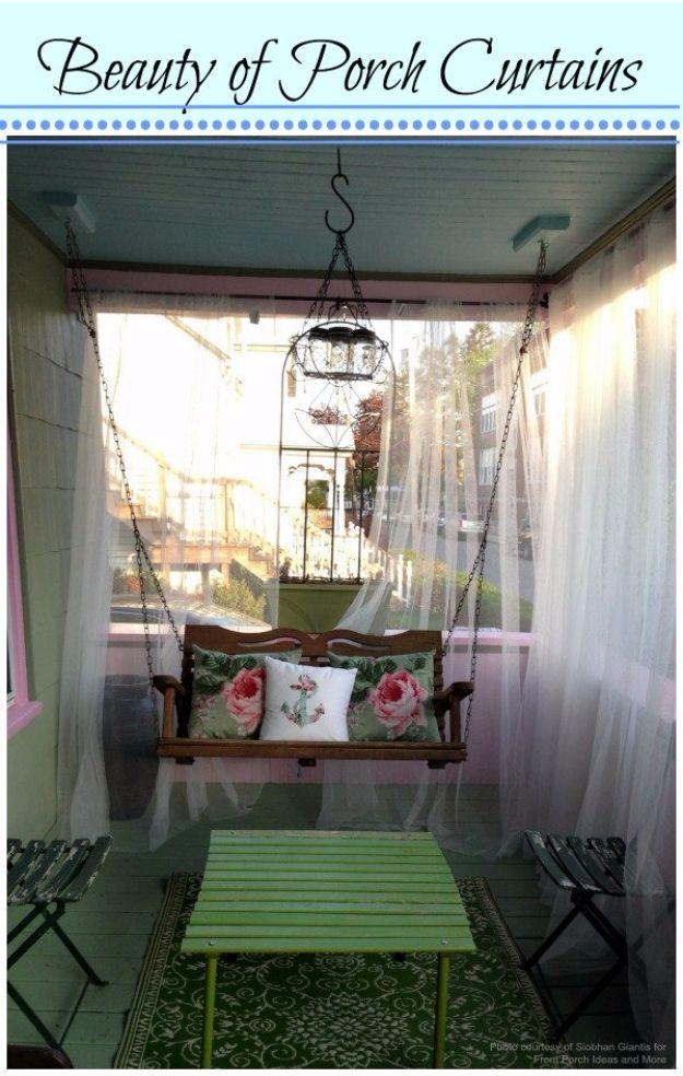 Porch Curtains, forgiving of small mistakes along the way and a keepsake worth handing down for years