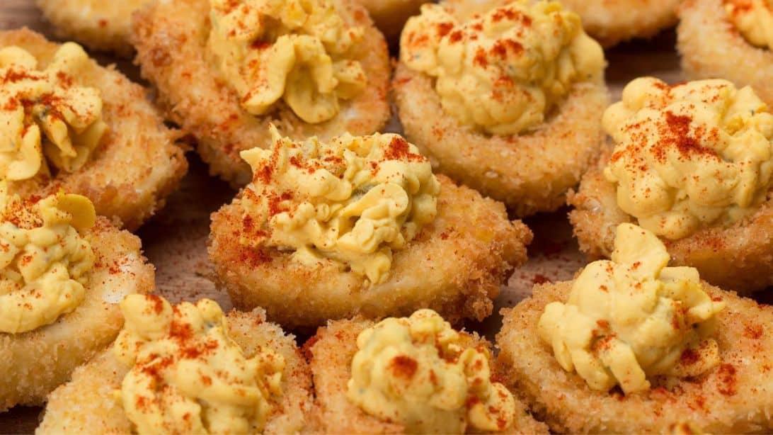 Deep-Fried Deviled Eggs