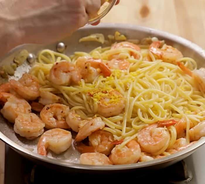 Easy Lemon Garlic Shrimp Pasta Recipe Instructions
