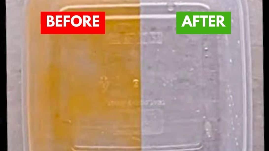 How to Easily Remove Oil From Plastic Containers