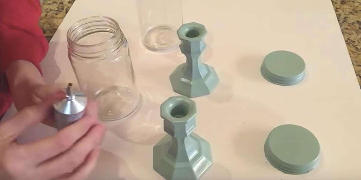 With Only a Dollar Store Candlestick, You Can Make This Awesome Craft Idea In Less Than 5 minutes (Watch!)
