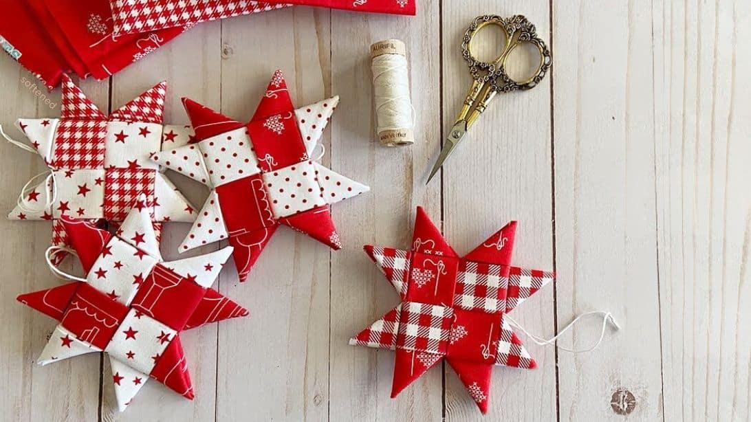 Easy No-Sew Fabric Stars