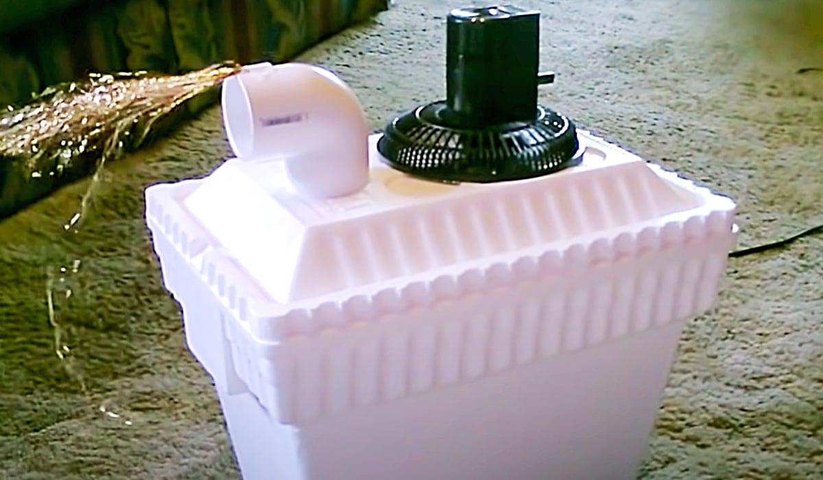 Turn An Ice Chest Into An Air Cooler