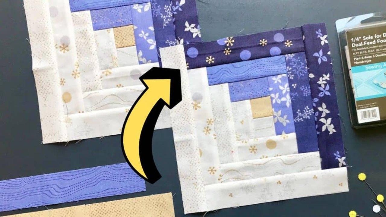 Tips for Sewing Perfect Log Cabin Blocks