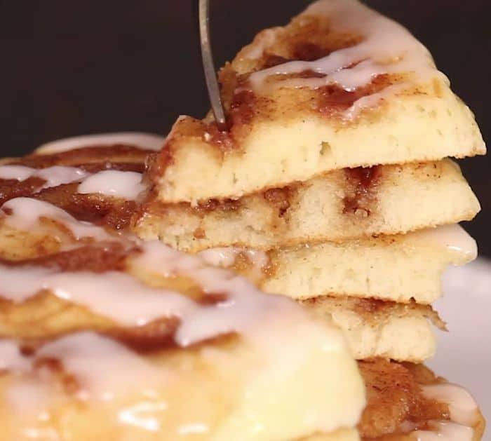 How To Make Cinnamon Roll Pancakes