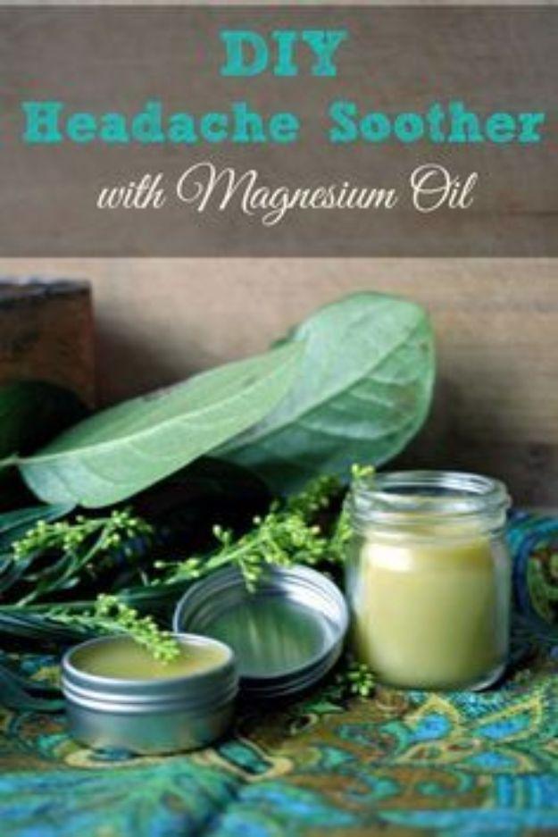 DIY Herbal Headache Soother With Magnesium Oil, fast enough to finish tonight and an idea worth saving for later