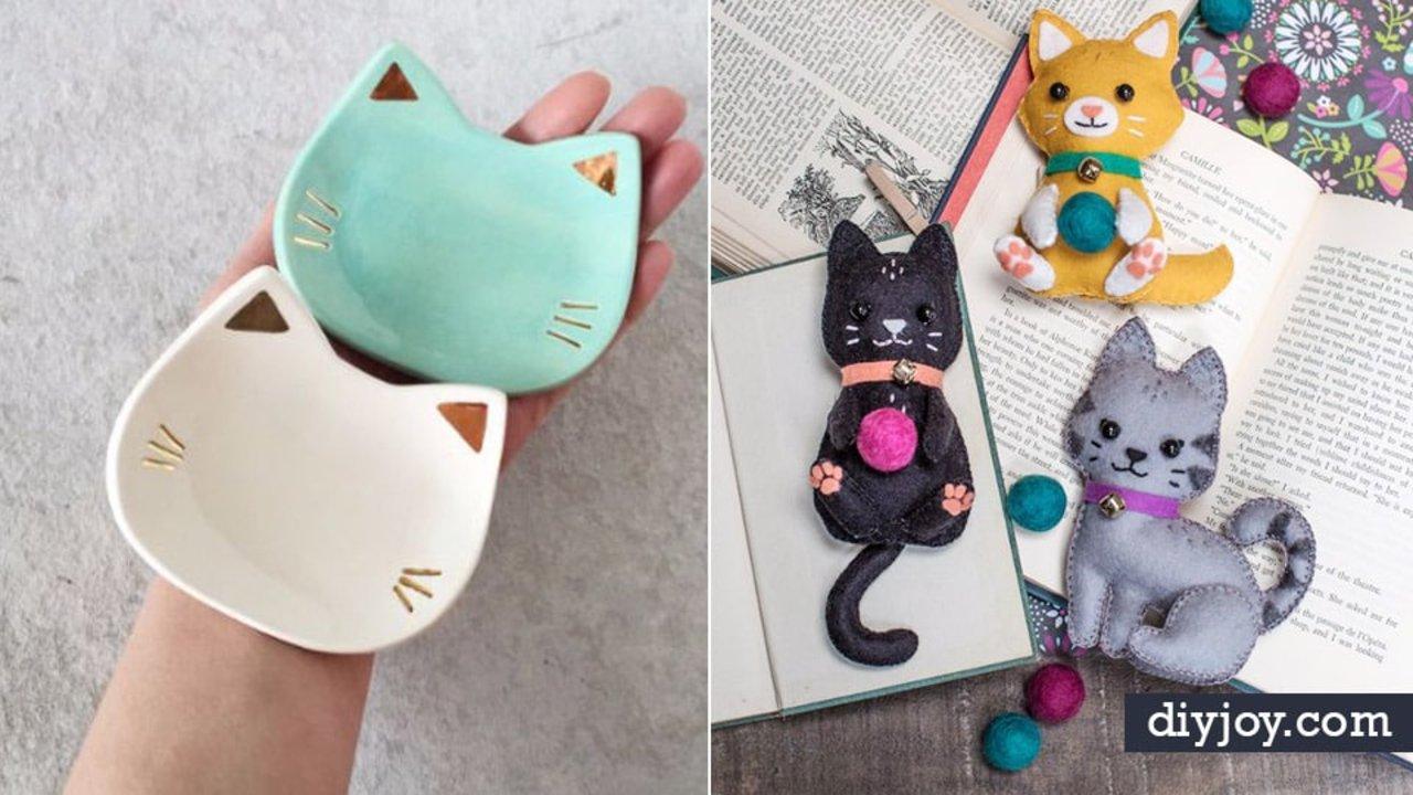 18 Cute DIY Cat Crafts and Ideas for Cat Lovers