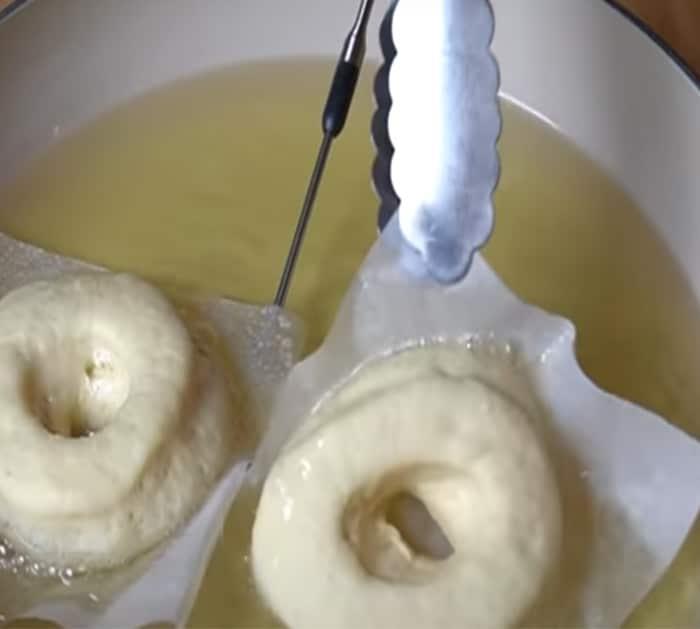 air fried doughnuts steps