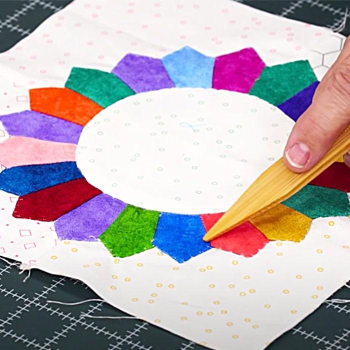 How To Make Three Dresden Quilt Blocks - How To Make A Dresden Quilt Blocks - Scrappy Quilt Block Ideas