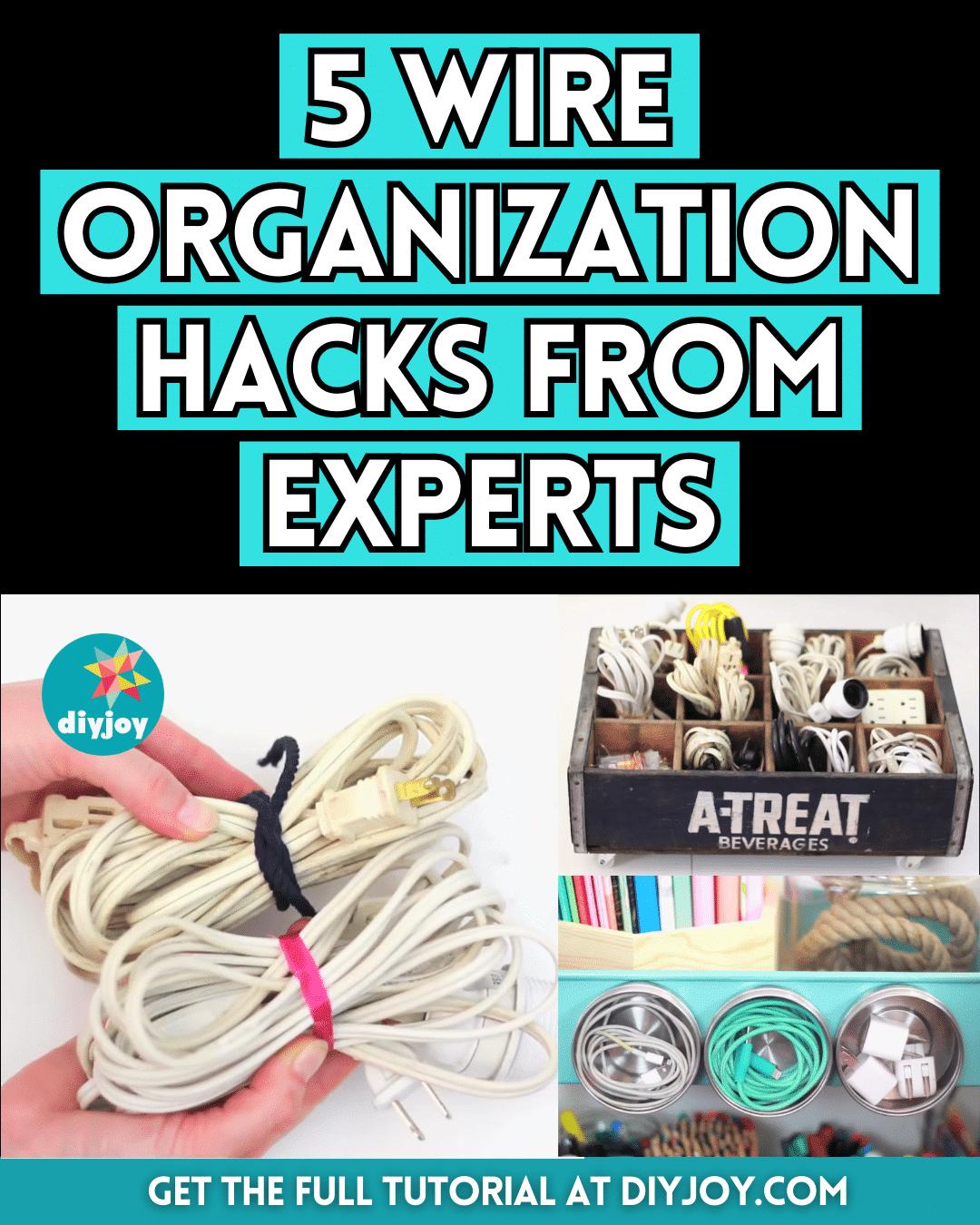 5 Wire Organization Hacks from Experts