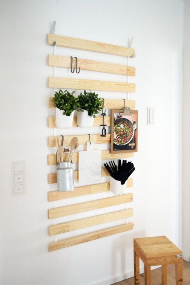 Organizing Ideas for Your Life - Hook and Ladder Project for Cooking Essentials - Easy Crafts and Cool Ideas for Getting Organized - Best Ways to Get Organized - Things to Make for
