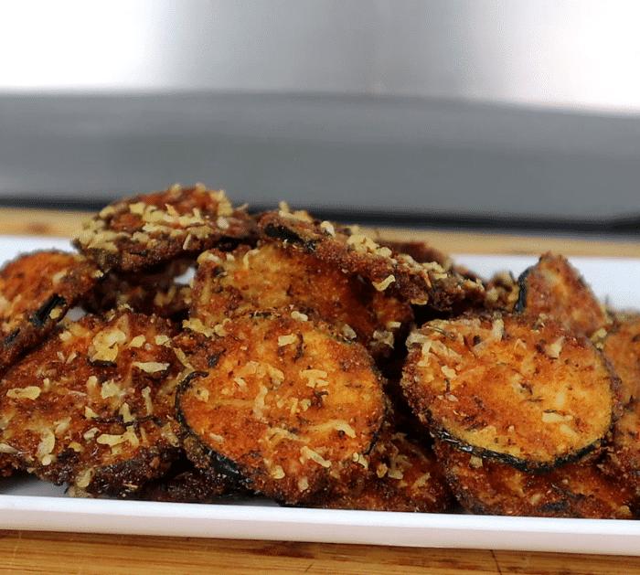 How to Make Zucchini Parmesan Chips