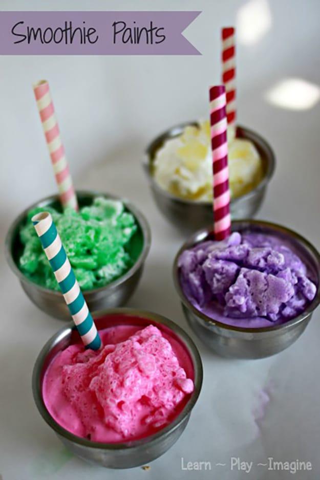 Easy DIY Craft Ideas for Kids| DIY Smoothie Paint | DIY Projects & Crafts by Sueeye at