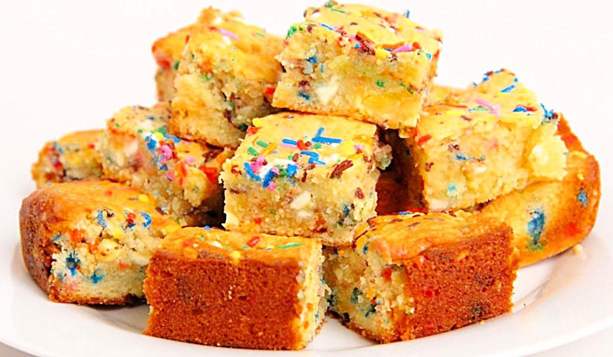 Confetti Blondies Recipe