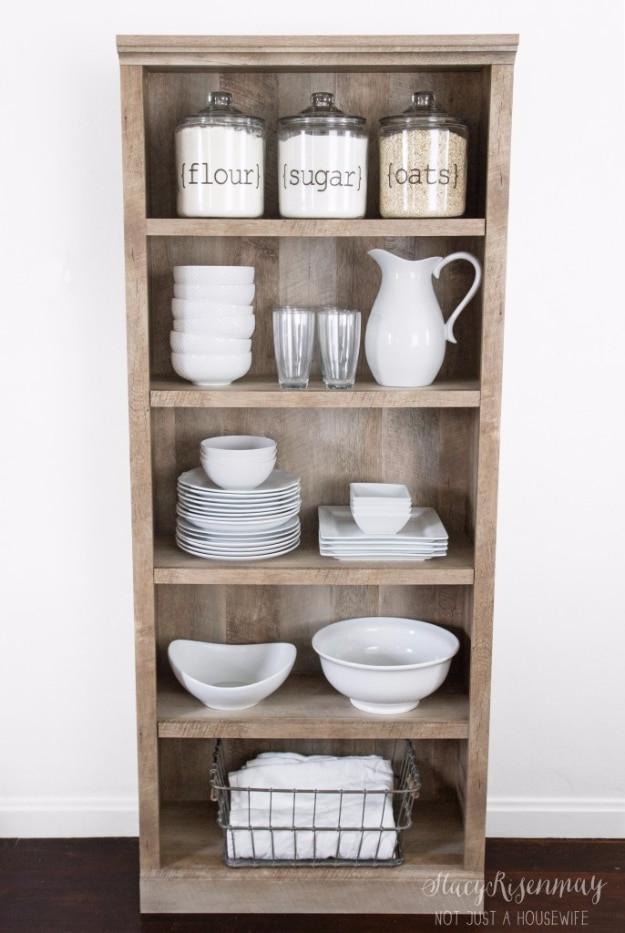 DIY Farmhouse Hutch, a rustic decor accent, breezy enough in steps to manage solo and a centerpiece that gets noticed first