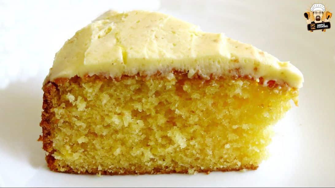 Easy Lemon Cake With Lemon Frosting