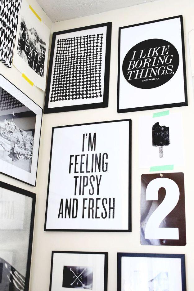 Black And White Free Printable, a printable wall art, easy to fit into a busy afternoon and an idea worth saving for later