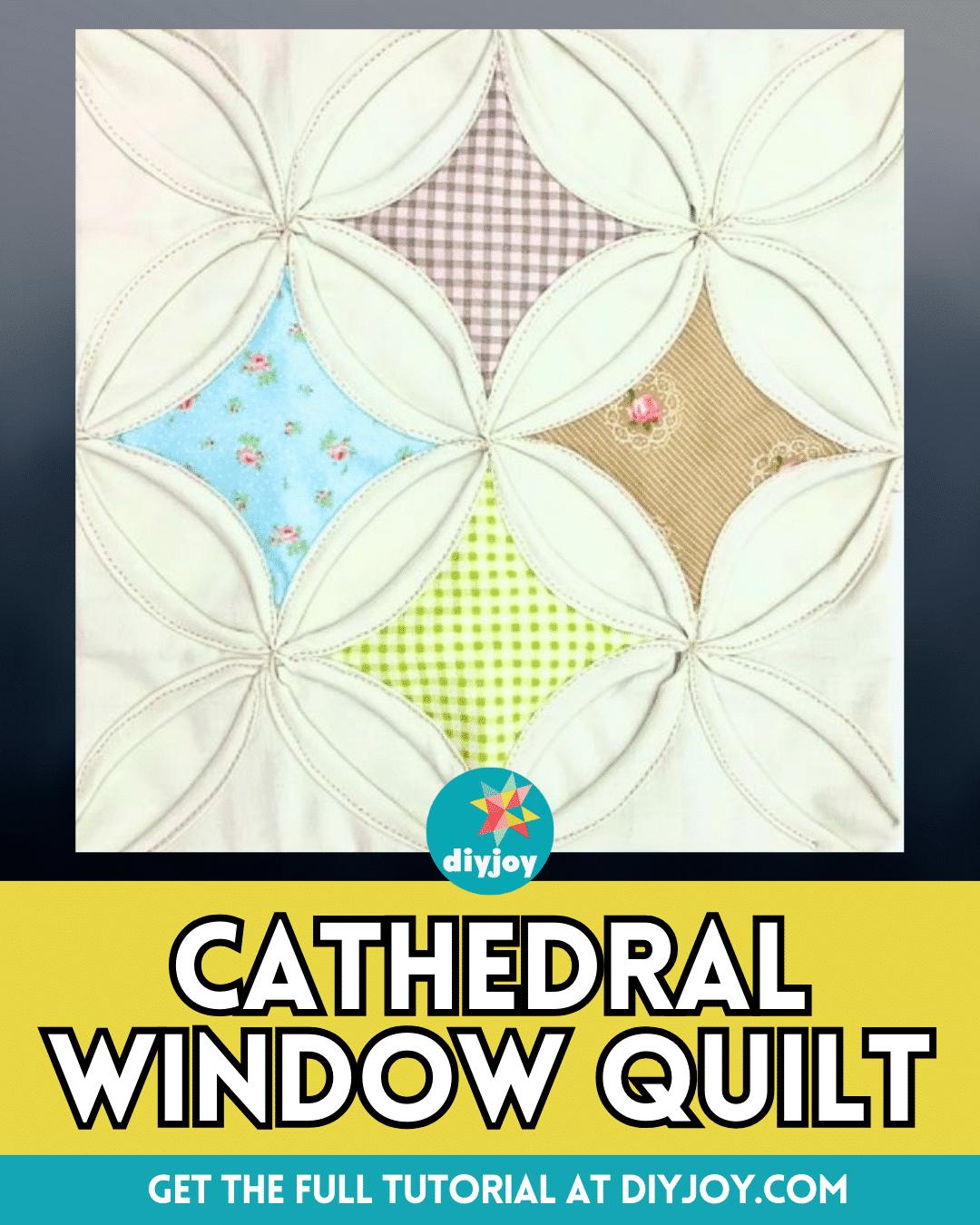 Easy Cathedral Window Quilt Tutorial