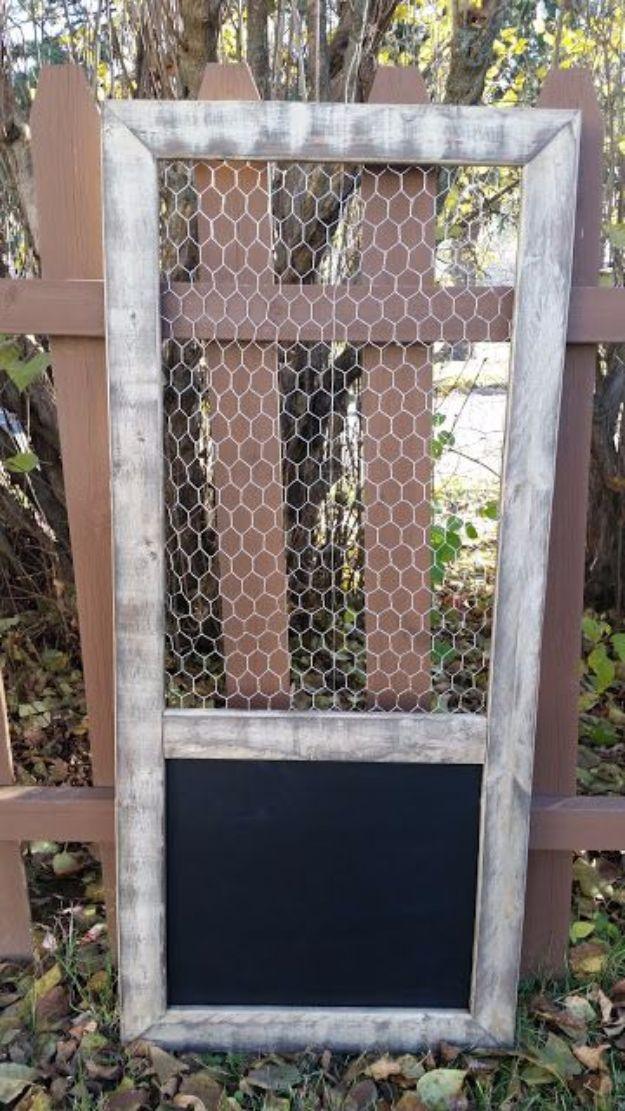 DIY Chalkboard Frames - Cork or Dry Erase Board, simple enough for a first attempt and a charming handmade touch