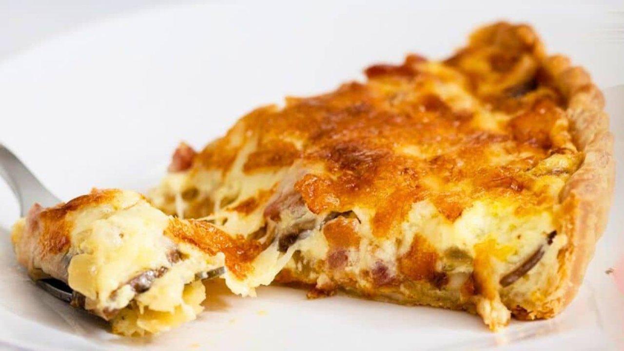 Creamy Cheese and Leek Quiche Recipe