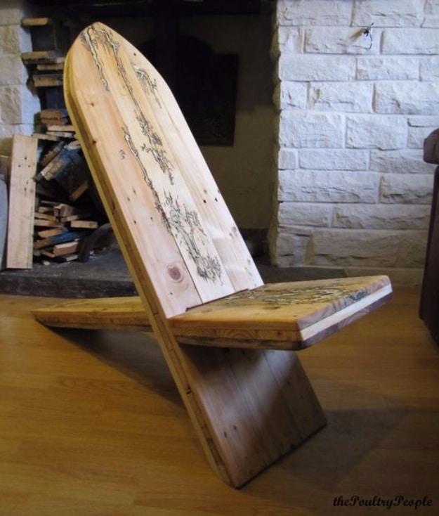 Homemade Viking Chair DIY, easy enough for a beginner and proof a small touch makes a big difference