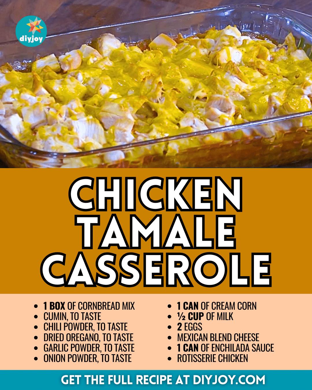 Easy Chicken Tamale Casserole Recipe