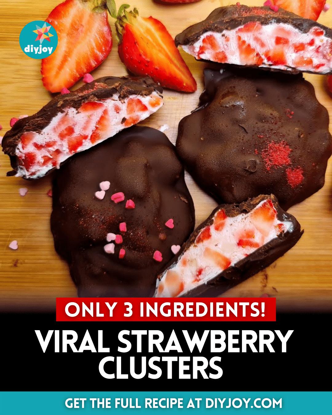 Viral 3-Ingredient Strawberry Clusters Recipe