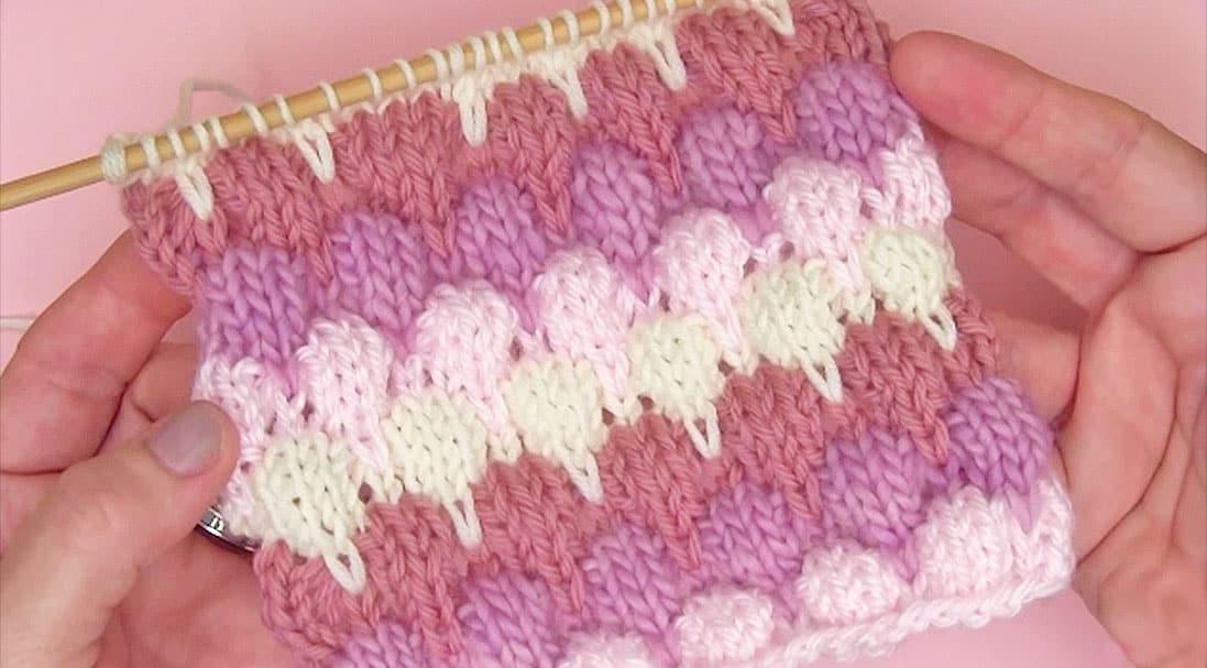 How to Do The Bubble Knit Stitch