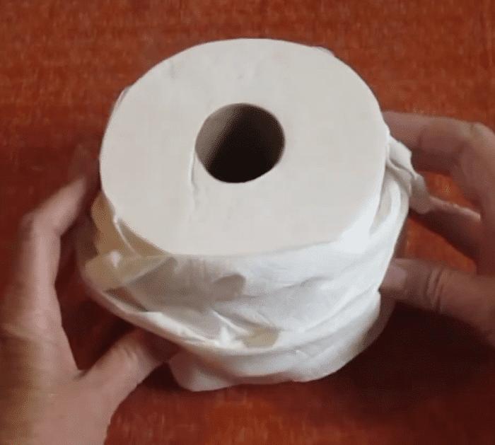 Materials for DIY Toilet Paper Pumpkin