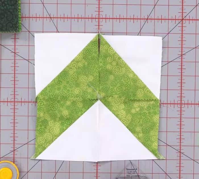 Layer Cakes Christmas Tree Chevron Quilt Project