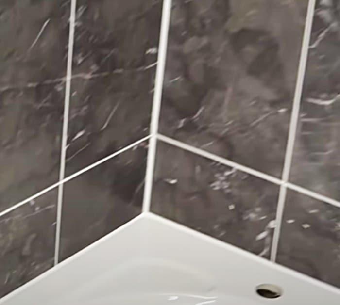 A finished caulking job done well