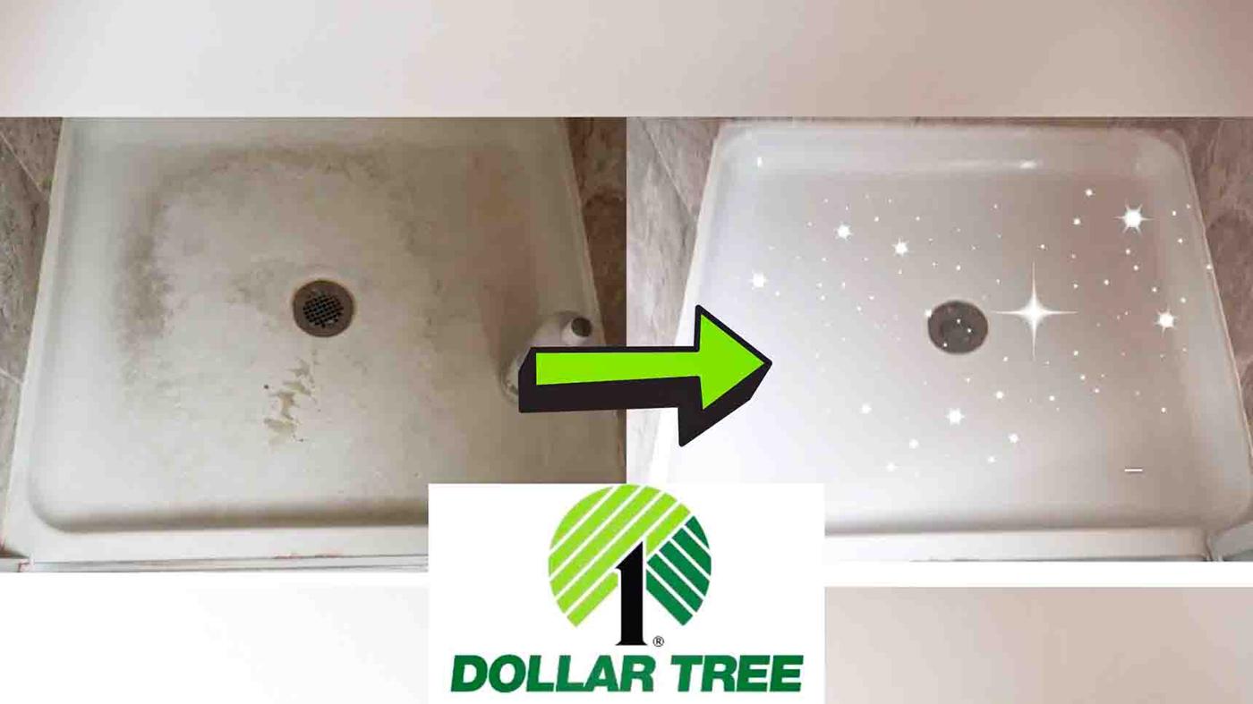 DIY Magic Shower Cleaner With Dollar Tree Items