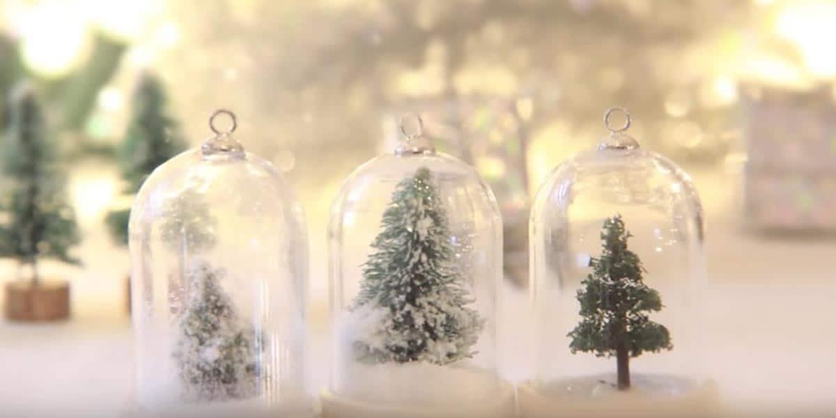 Watch How To Make A Beautiful Waterless Snow Globe Into A Winter Wonderland Ornament!