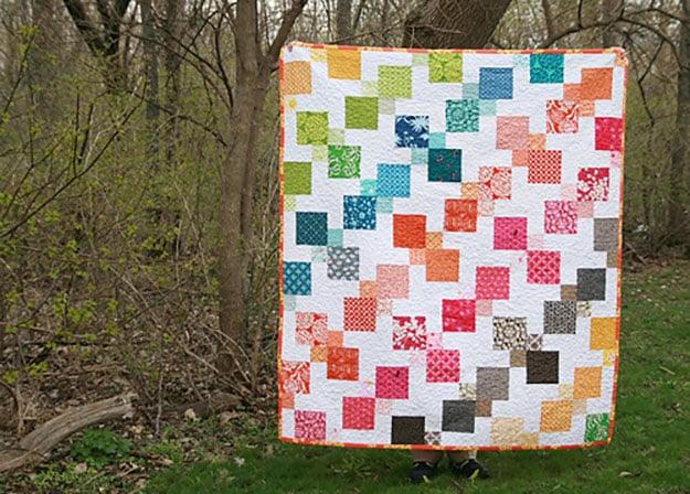 Free Quilt Pattern | Kaleidescope Quilt for Kids | DIY Projects & Crafts by Sueeye at