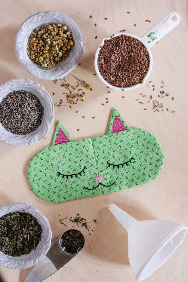 DIY Aromatherapy Cat Nap Eye Pillows, a favorite pick from this roundup and an idea worth saving for later