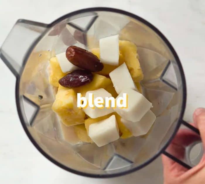 Frozen Pineapple Smoothie Without Banana Instructions