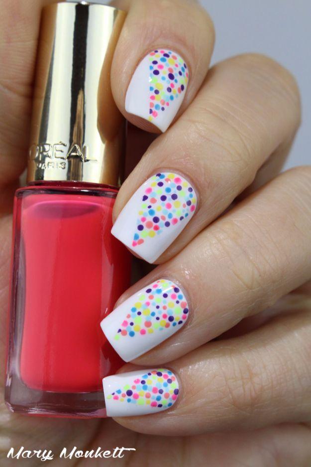 Holi Nails, a fun quick nail art idea worth trying at home and an easy pattern beginners can copy at home