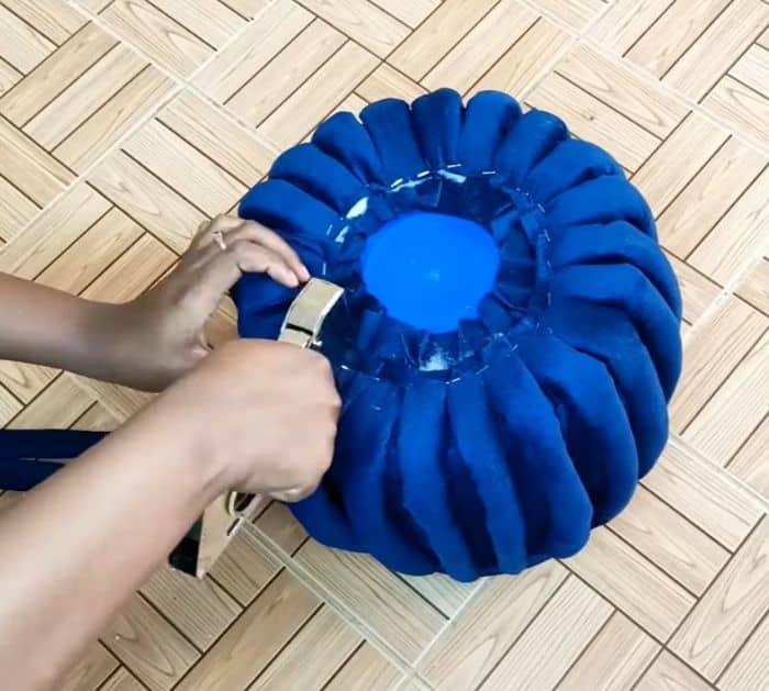 DIY Ottoman With Storage Using a Bucket Project