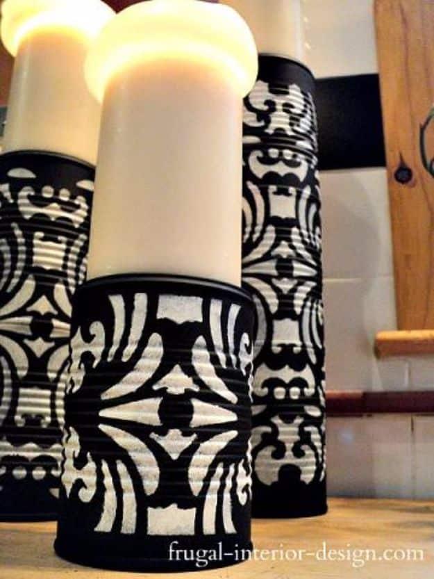 Chic Candle Pedestals, quick enough to finish before nap time and a result that outshines anything mass produced