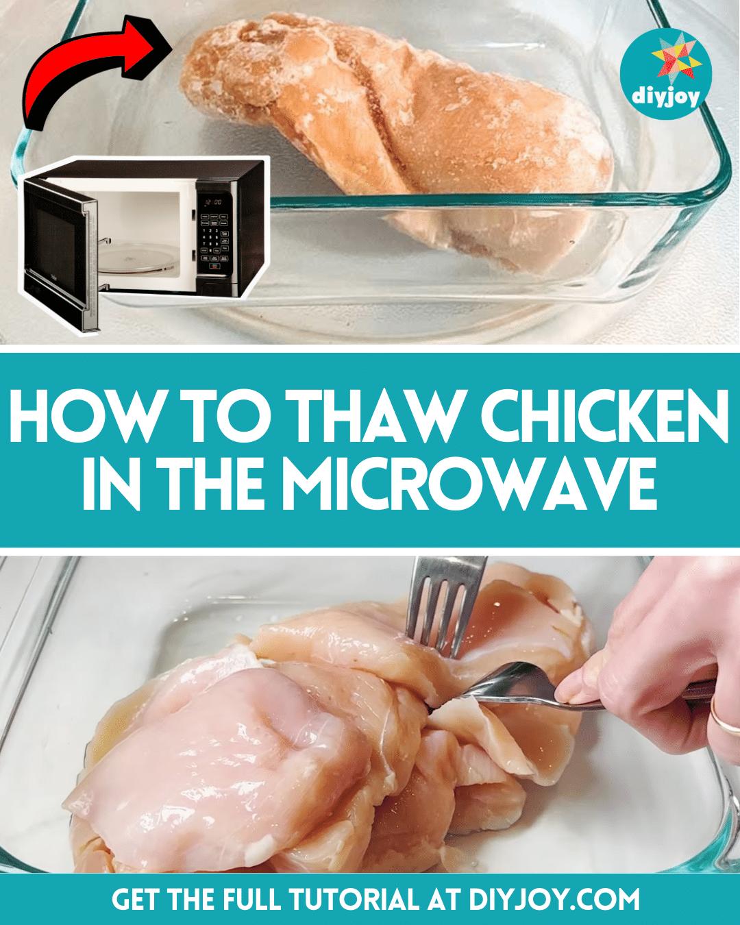 How To Thaw Chicken In The Microwave
