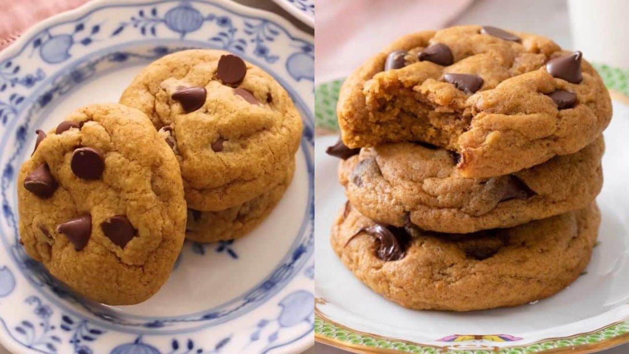 Pumpkin Chocolate Chip Cookies