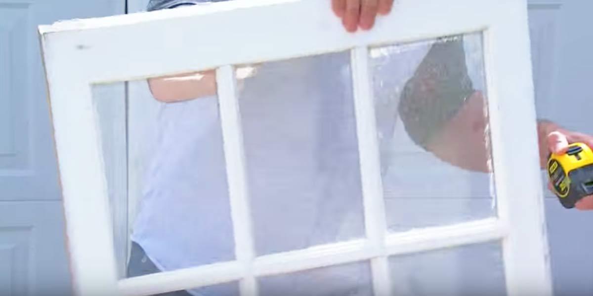 He Spiffs Up An Old Window And What He Does With It Next Is Amazing (Watch!)