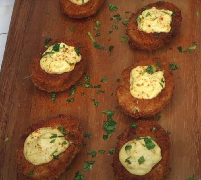 Easy Fried Deviled Eggs Recipe