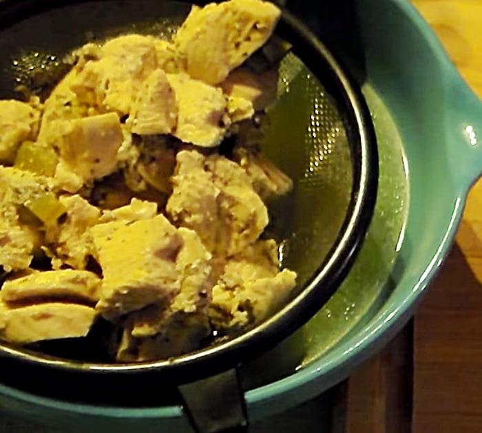 Make mini chicken pot pies with pop biscuits and frozen vegetables
