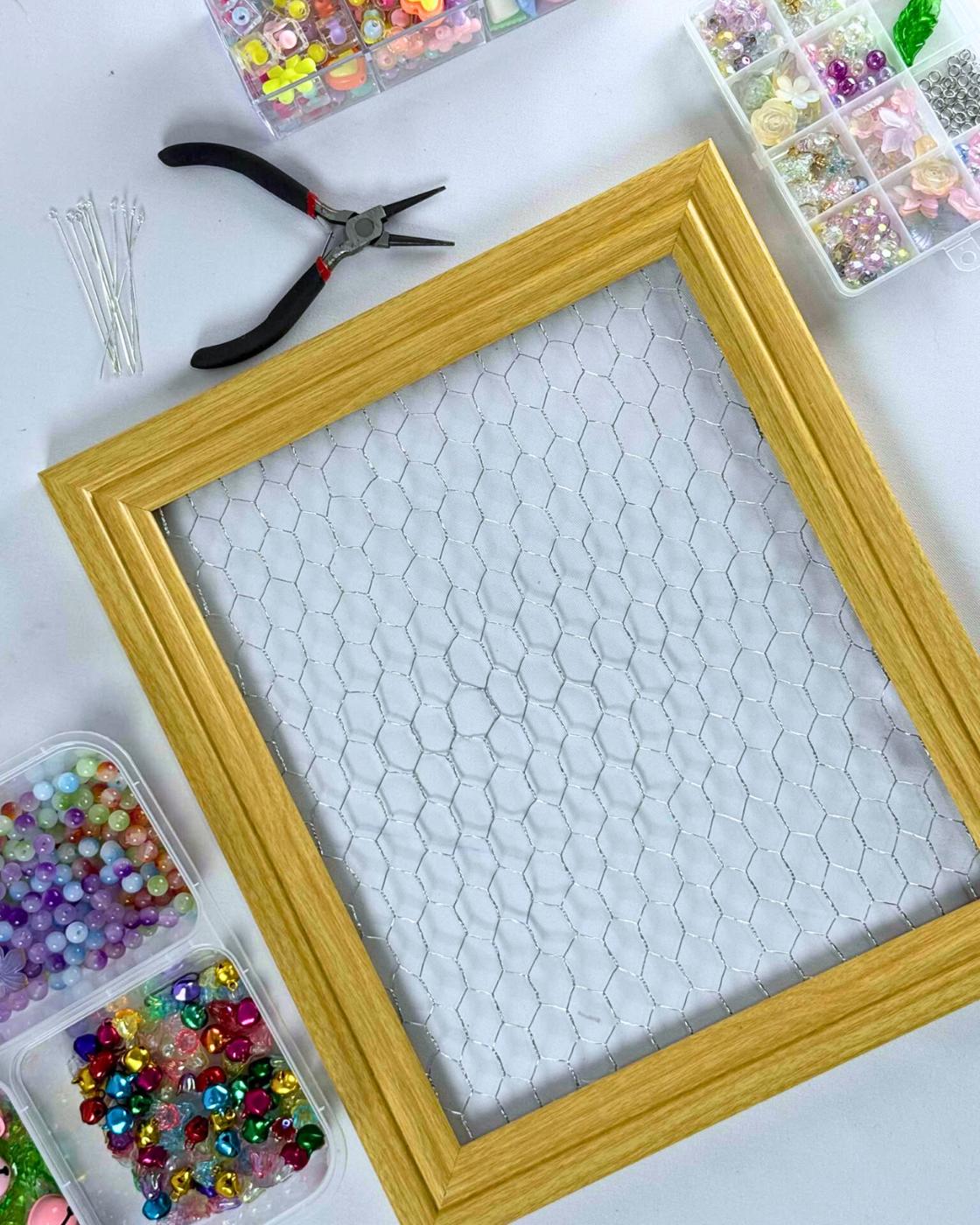 Homemade Picture Frame Suncatcher